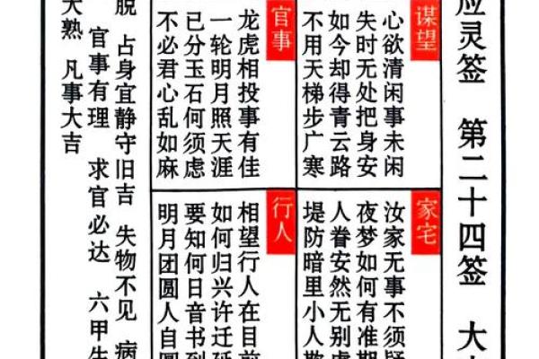 北帝灵签23