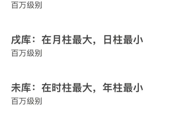 八字四库库