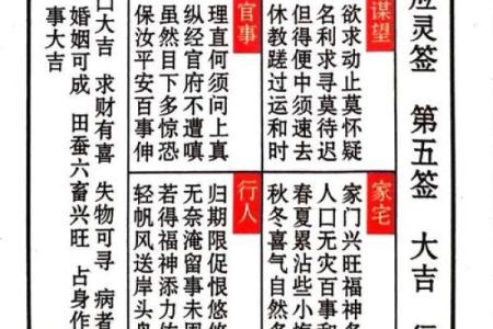 关帝灵签第九签解释
