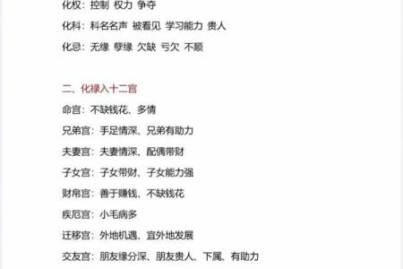 紫薇斗数紫薇化忌
