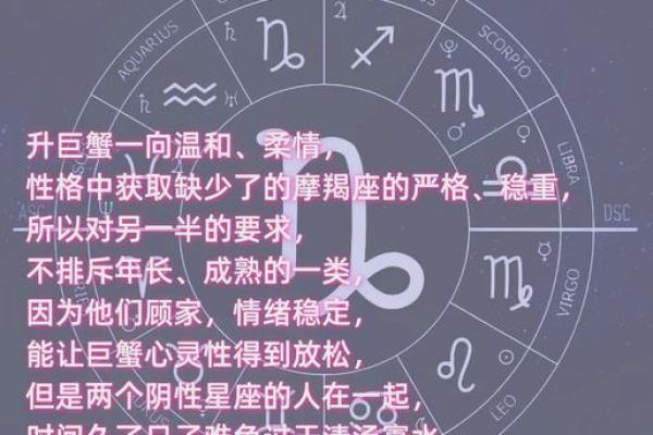 巨蟹座最适合女朋友是什么星座