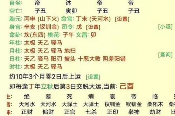 八字从财格
