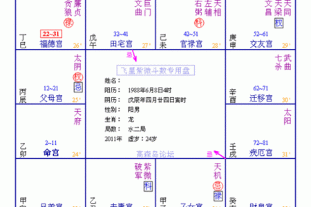 紫微斗数诸星落诸宫之，其它星疾厄宫详解