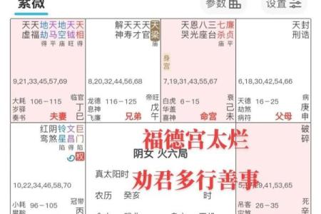 福德宫紫薇斗数