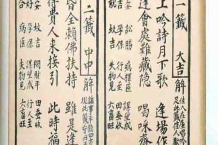观音灵签最全解释23