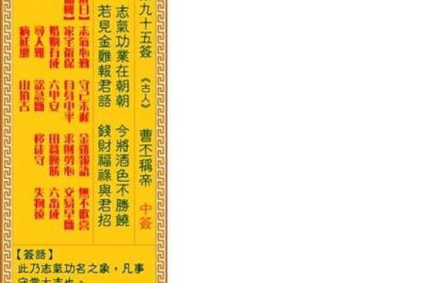 观音灵签甲寅