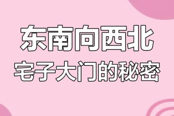 房子大门朝向风水方位图解