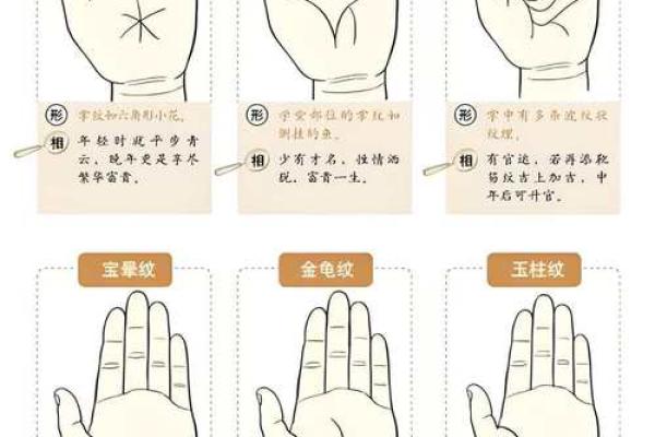 五角星手纹算命图解 五角星手纹手相
