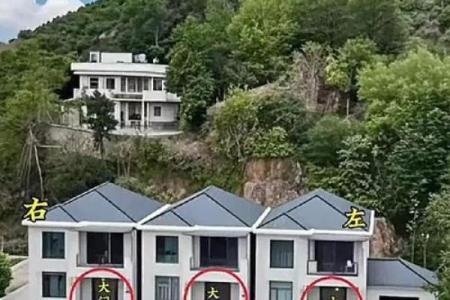 小区门两侧的房子风水