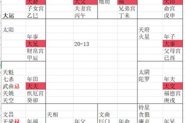 紫薇斗数事业宫化忌
