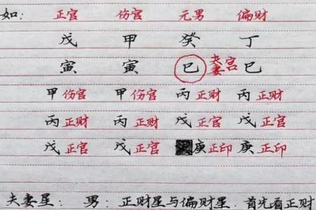 八字中的正财