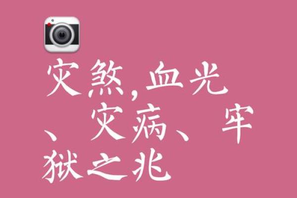 八字时柱带灾煞