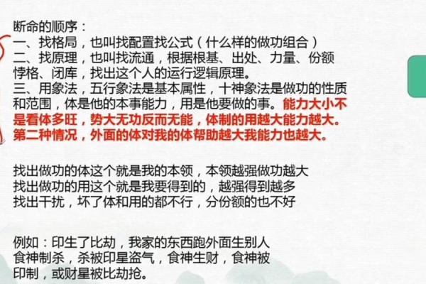 象法八字