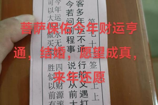 菩萨灵签7签白话解释大全