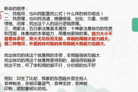 象法八字