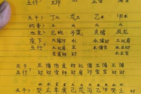 纳音八字