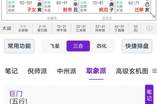巨门在紫薇斗数中什么意思