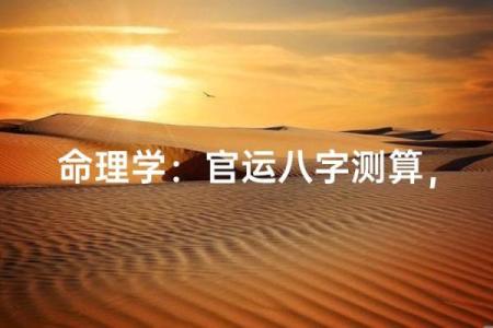 免费八字测官运和官位,官运测算