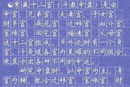 紫微斗数之：论疾厄