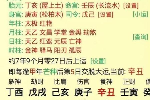 八字贵命格局
