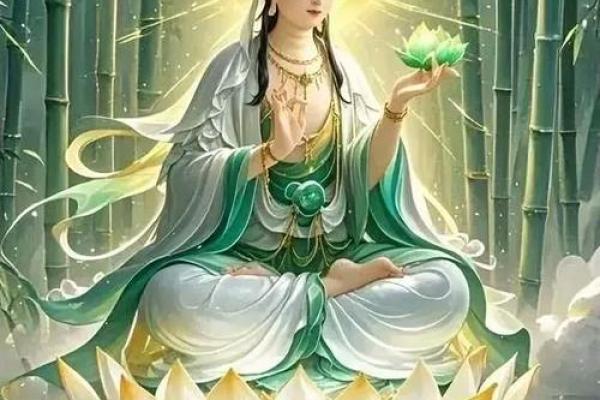 观音菩萨坐什么花