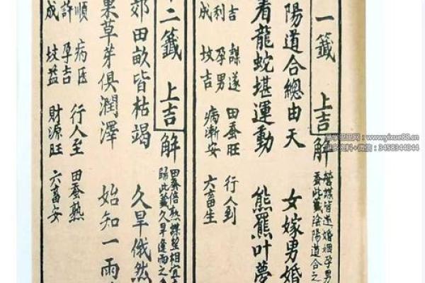 观世音菩萨灵签全解