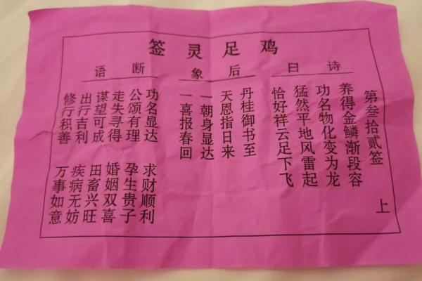 文殊菩萨16号灵签