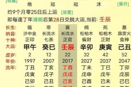 八字水命是哪一年