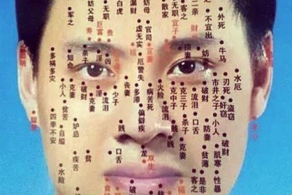 面相黑痣算命图解