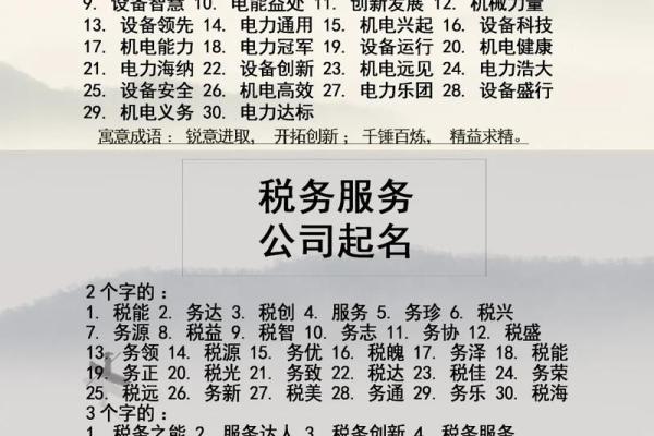 公司名字免费测试大全