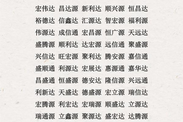 公司名字免费测试大全