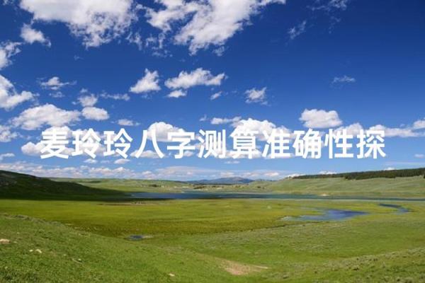 麦玲玲算八字,麦玲玲39元测运势准吗