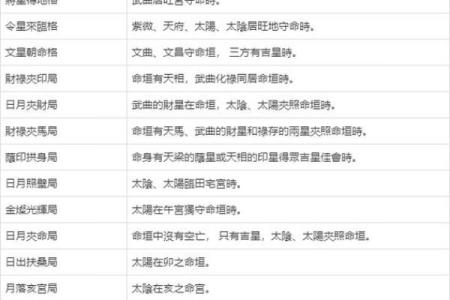 紫微斗数之格局概论