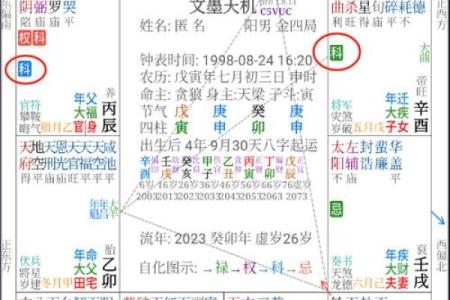 紫薇斗数科甲星