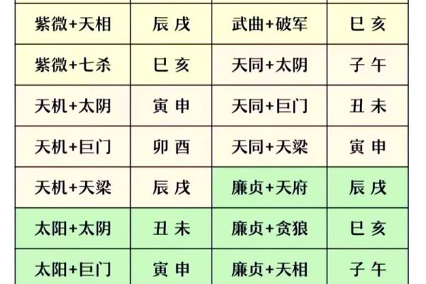 紫薇斗数盘图片