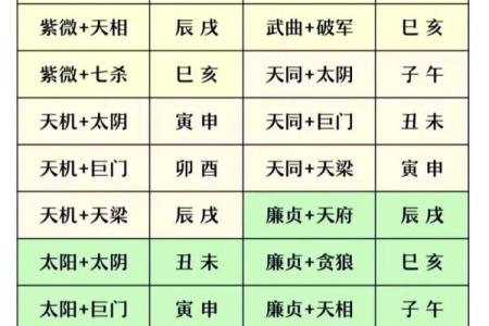紫薇斗数盘图片