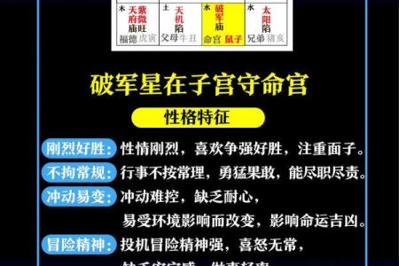 紫微斗数诸星落诸宫之：破军星财帛宫详解