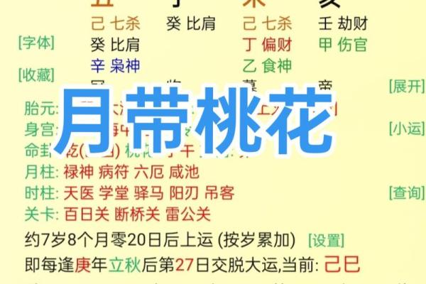 八字桃花 八字桃花