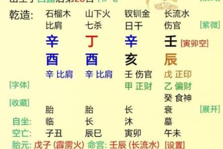 八字财库讲解
