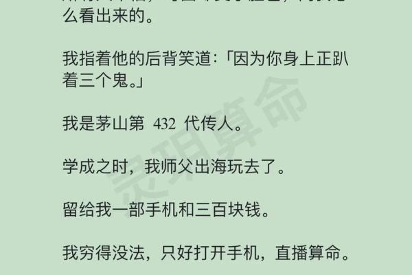 有什么算命看相的小说吗