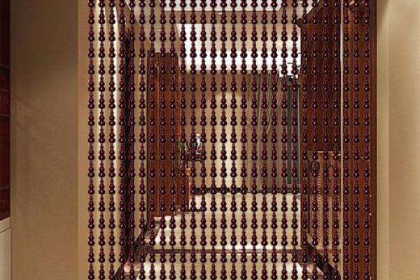 珠帘隔断风水效果图