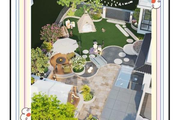 房子花园风水布局图片