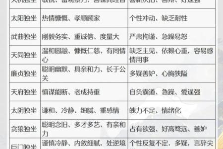 性格宫紫薇斗数