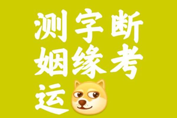 两个字测字算命