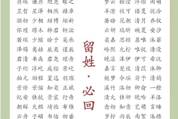 免费以八字取名大全，助你给宝宝起个好名字