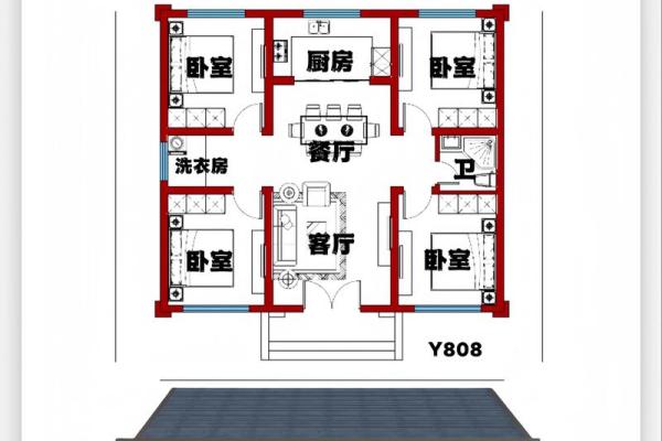 左宽右窄的一层房子风水