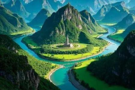 前有明堂，后有靠山！这样的风水宝地千金不换！